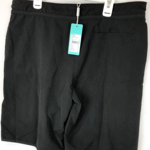 Seafolly Womens High Pull On Water Board Shorts Black Size Small - Picture 2 of 3
